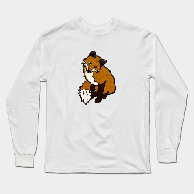 Fox Long Sleeve T-Shirt by scdesigns